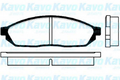 KAVO PARTS bp8500 -  Комплект тормозных колодок, дисковый тормоз